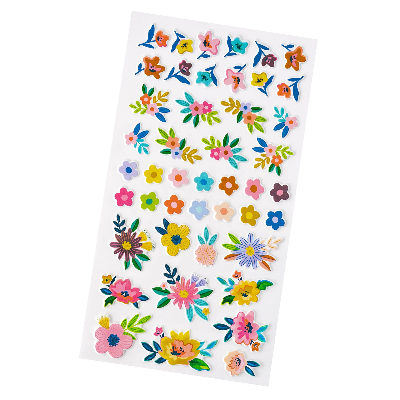 Paige Evans Blooming Wild Mini Puffy Stickers-45/Pkg - PE014067